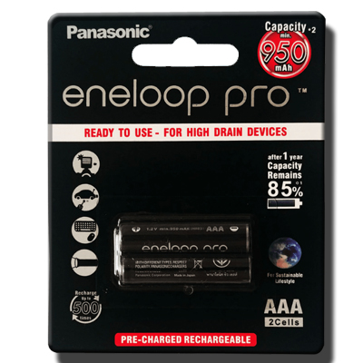  باتری نیم قلمی قابل شارژ پاناسونیک مدل انلوپ Eneloop Pro